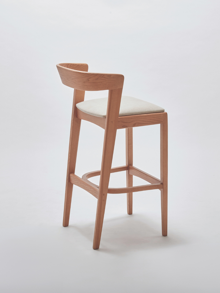 Dining Furniture, Counter Stool, Kitchen Stool, Bar Stool, Woodbender, back side view