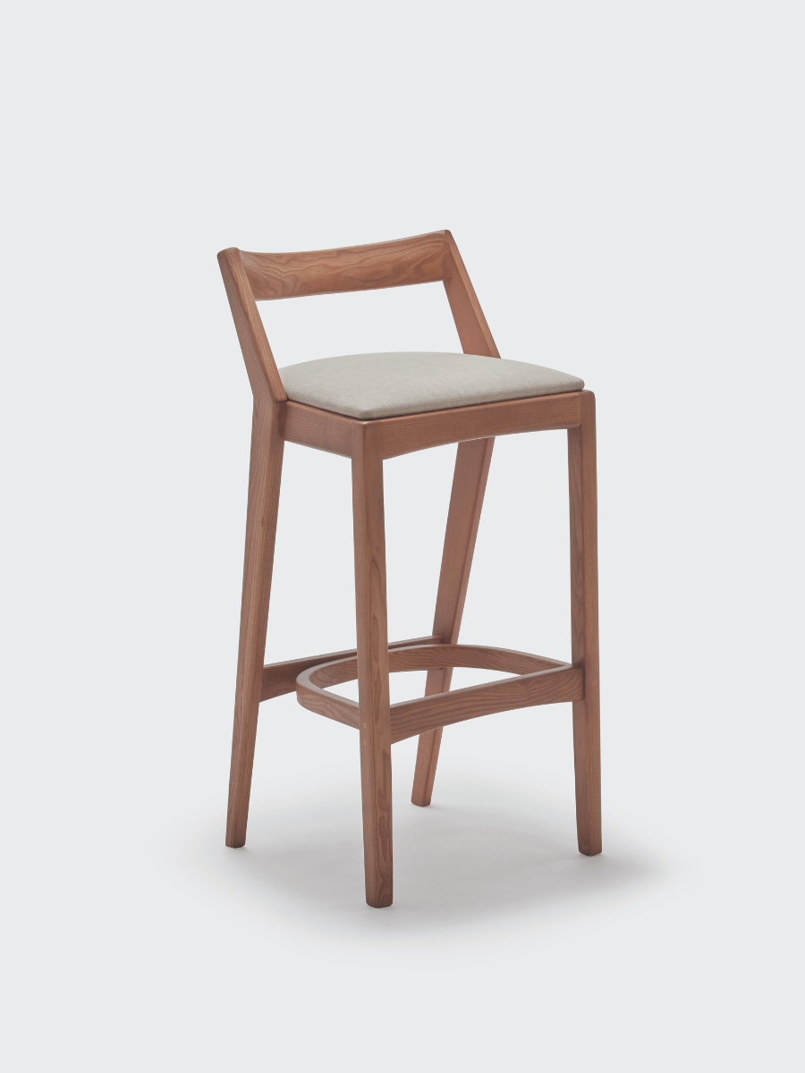 Dining Furniture, Bar Stool, Kitchen Stool, Counter Stool, Custom Furniture, Woodbender, front view